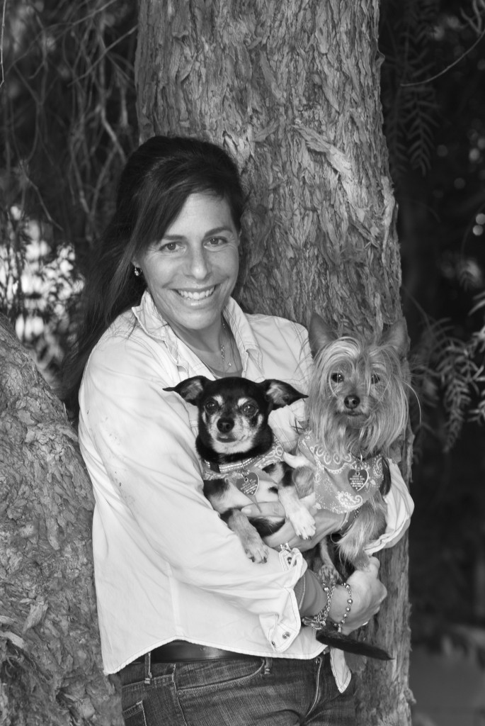 portraits of Wendy Nan Rees and dogs